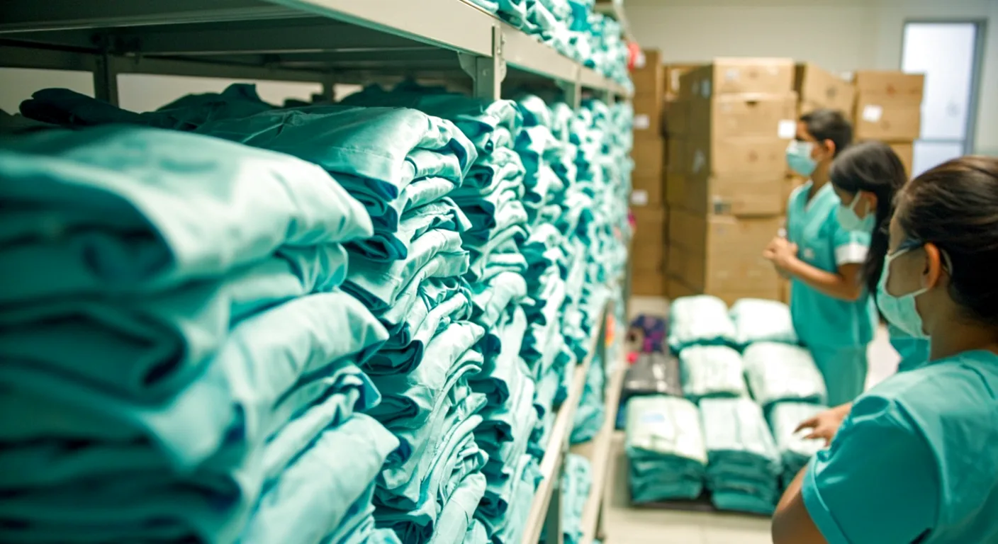 Hospital uniform lead times: planning for a new wing or an audit