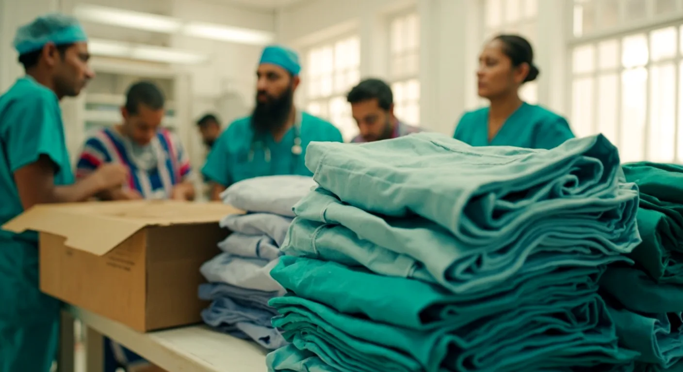 Hospital uniform minimum order quantity: what 50 pieces covers