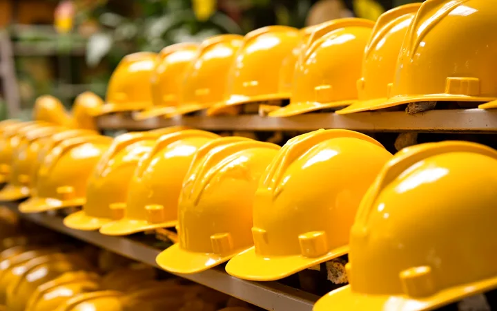 Factory & plant helmets