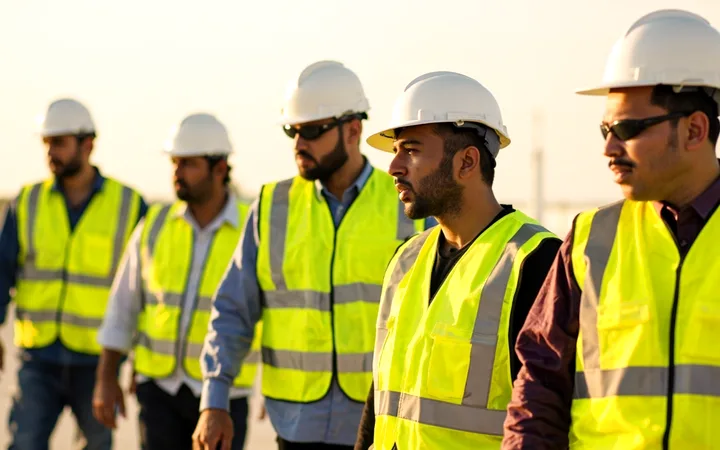 High-vis aviation wear