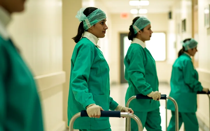 Hospital housekeeping uniforms