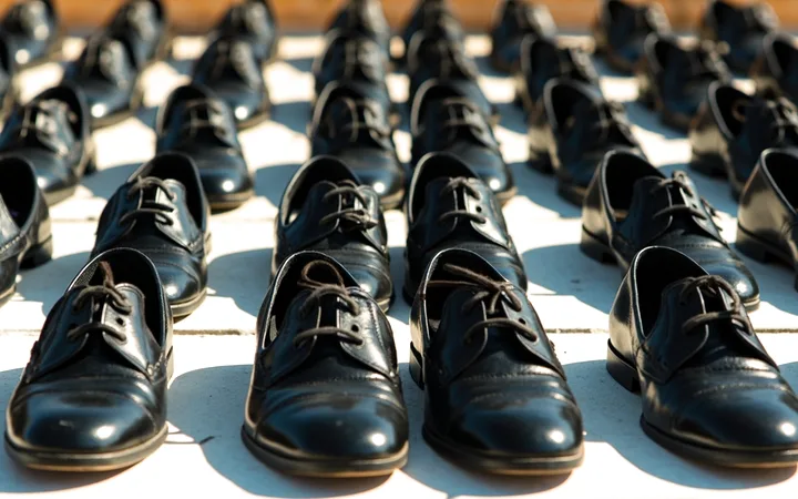 Hotel staff shoes