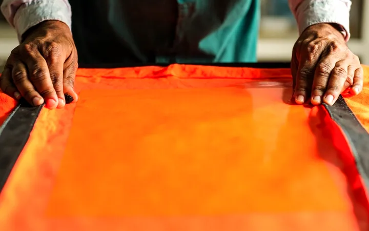 Logo printing on hi-vis