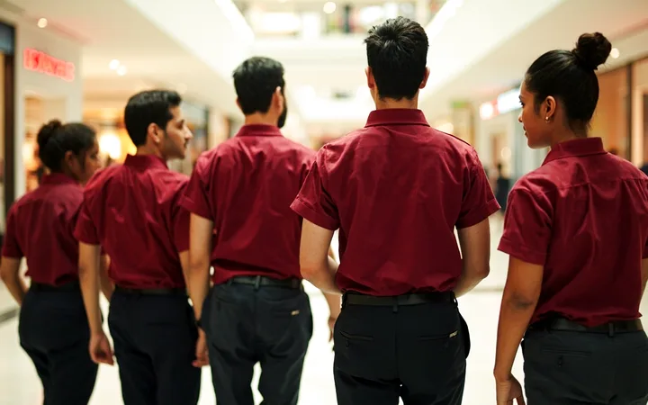Mall & retail staff uniforms