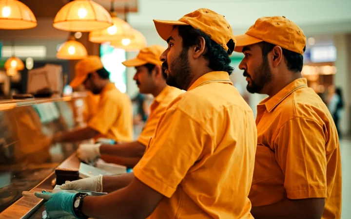 Mall F&B uniforms