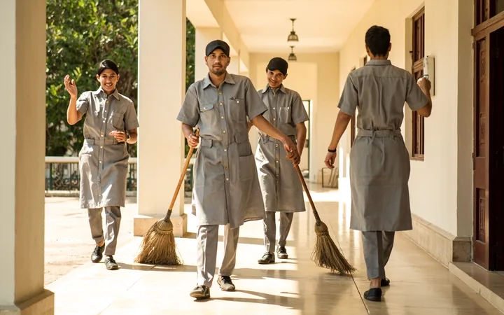 School housekeeping uniforms