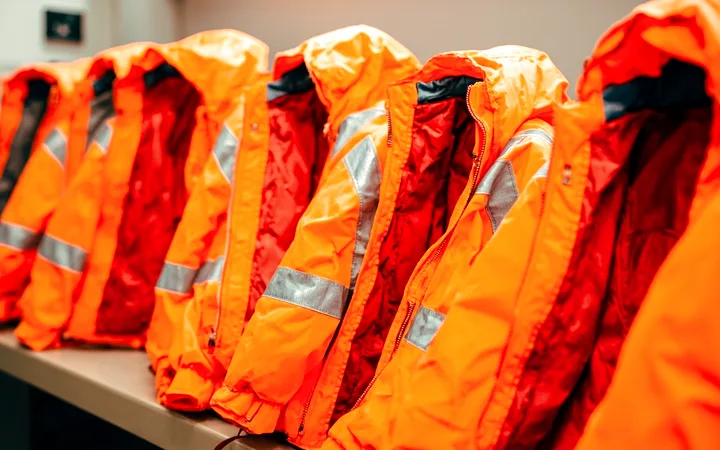 Winter reflective jackets